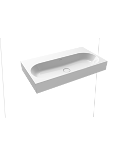 Kaldewei Centro Waschtisch 903506003001 3062, 90x50cm, weiss Perl-Effekt, ohne Hahnloch